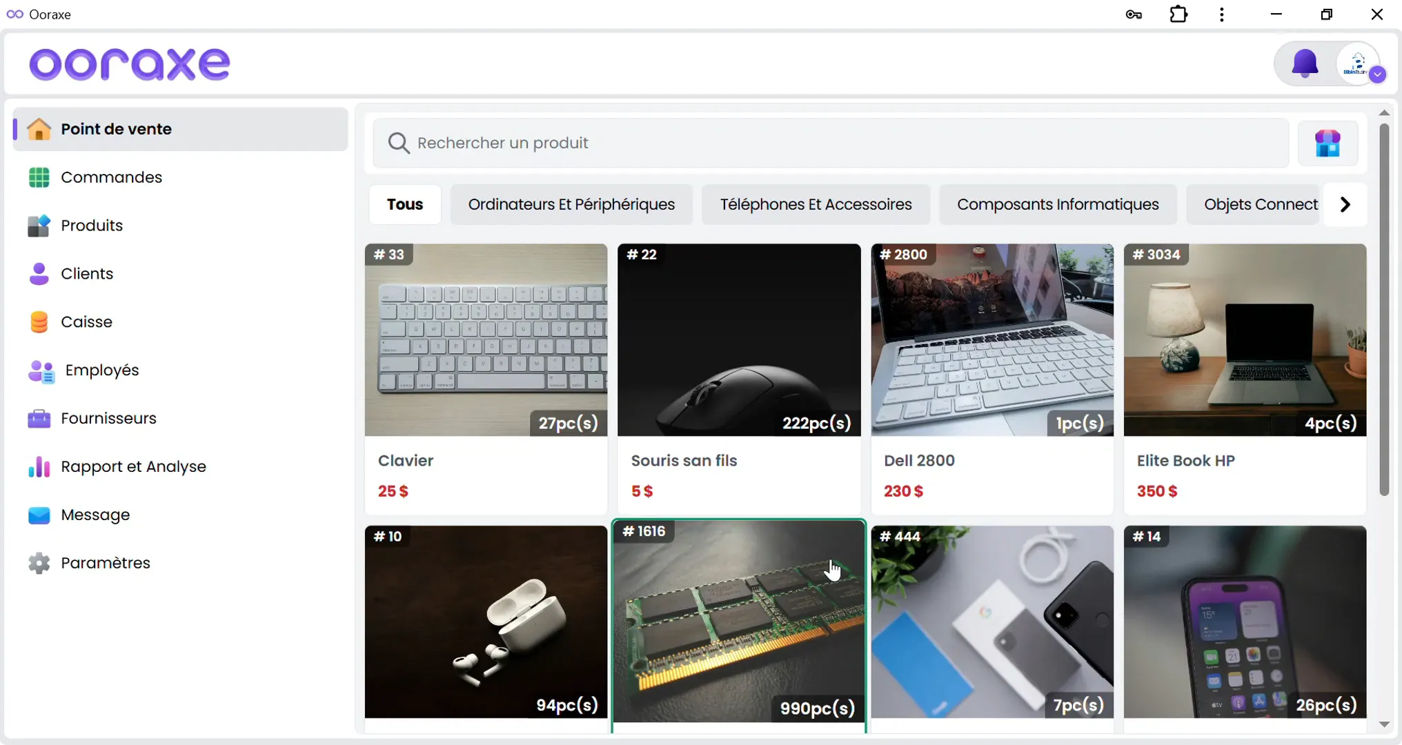 Image test sur la video
